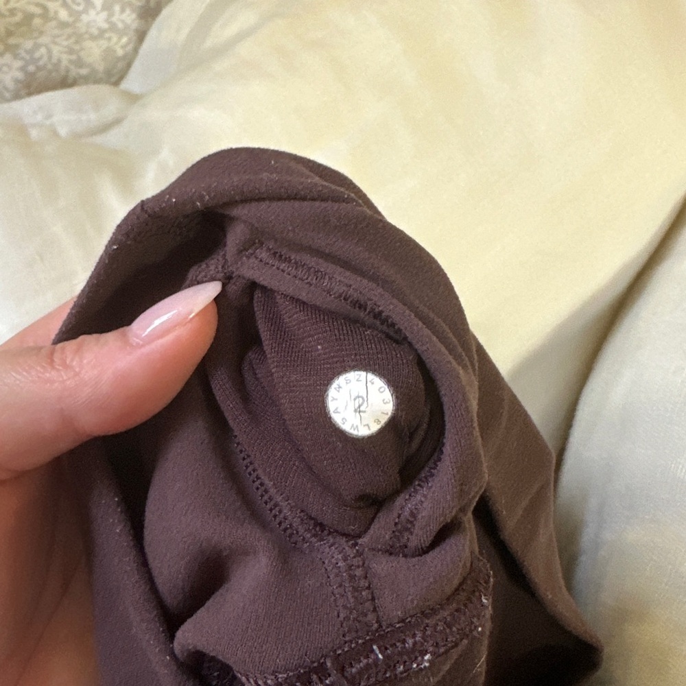 Lululemon Align Dark Brown/Purple High-Waisted Leggings, Size 2 - Picture 8 of 8